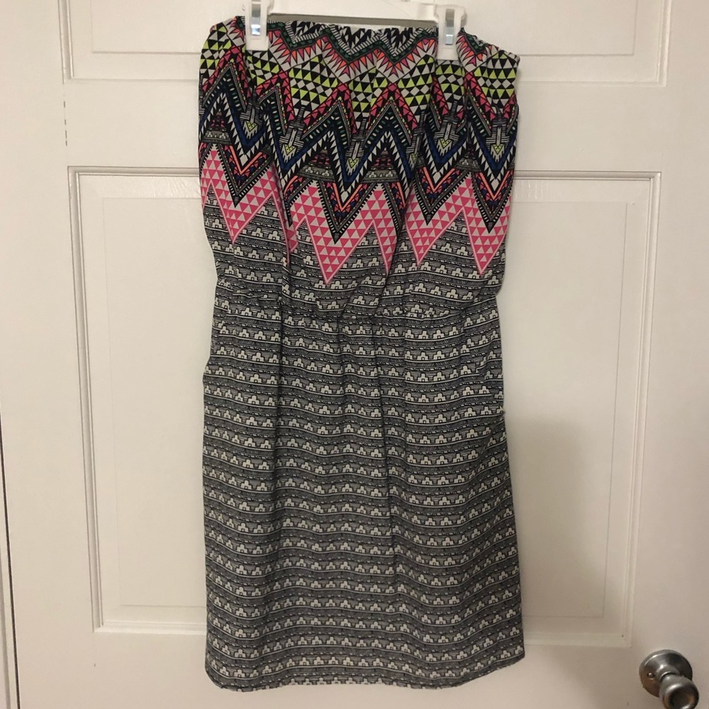 Xhilaration Strapless Dress with Pockets